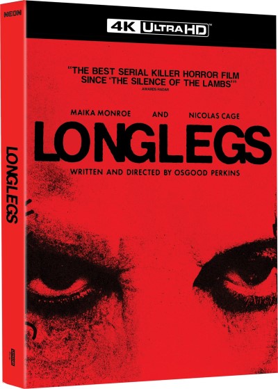 Longlegs (2024)/Maika Monroe, Nicolas Cage, and Blair Underwood@R@4K Ultra HD + Blu-ray