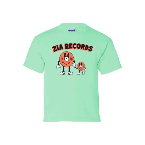 Zia Kids Tee/Record Friend & Lil 45@- Xs