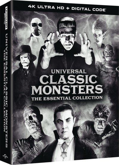 Universal Classic Monsters: The Essential Collection/Bela Lugosi, Boris Karloff, and Lon Chaney Jr.@Not Rated@4K Utra HD