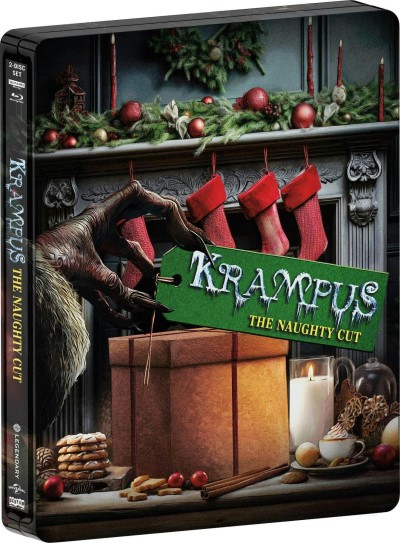 Krampus (2015) (Naughty Cut) (SCREAM! Factory) (Steelbook)/Adam Scott, Toni Collette, and David Koechner@PG-13@4K Ultra HD + Blu-ray