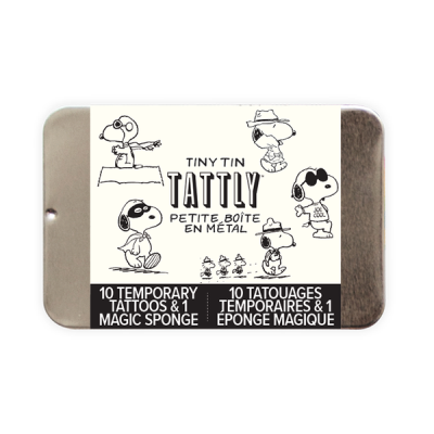 Temporary Tattoo Tin/Snoopy