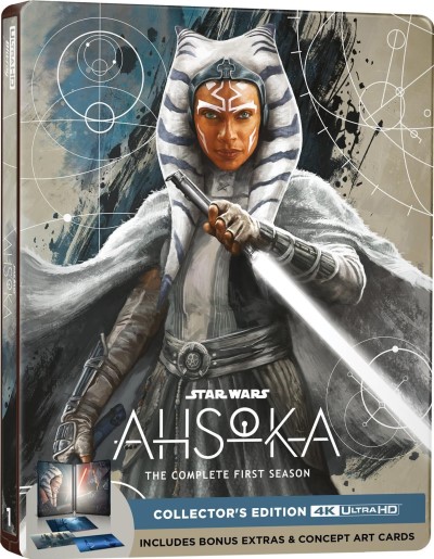 Star Wars: Ahsoka - The Complete First Season (Steelbook)/Rosarion Dawson, Natasha Liu Bordizzo, and Ray Stevenson@TV-14@4K Ultra HD