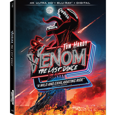 Venom: The Last Dance (2024)/Tom Hardy, Chiwetel Ejiofor, and Juno Temple@PG-13@4K Ultra HD + Blu-ray