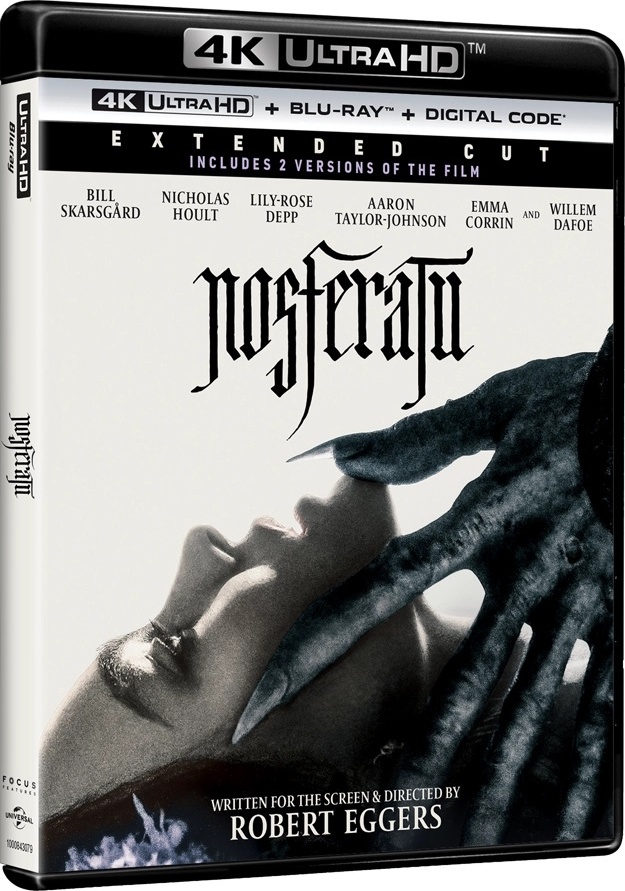 Nosferatu (2024)/Bill Skarsgård, Nicholas Hoult, and Lily-Rose Depp@R@4K Ultra HD + Blu-ray