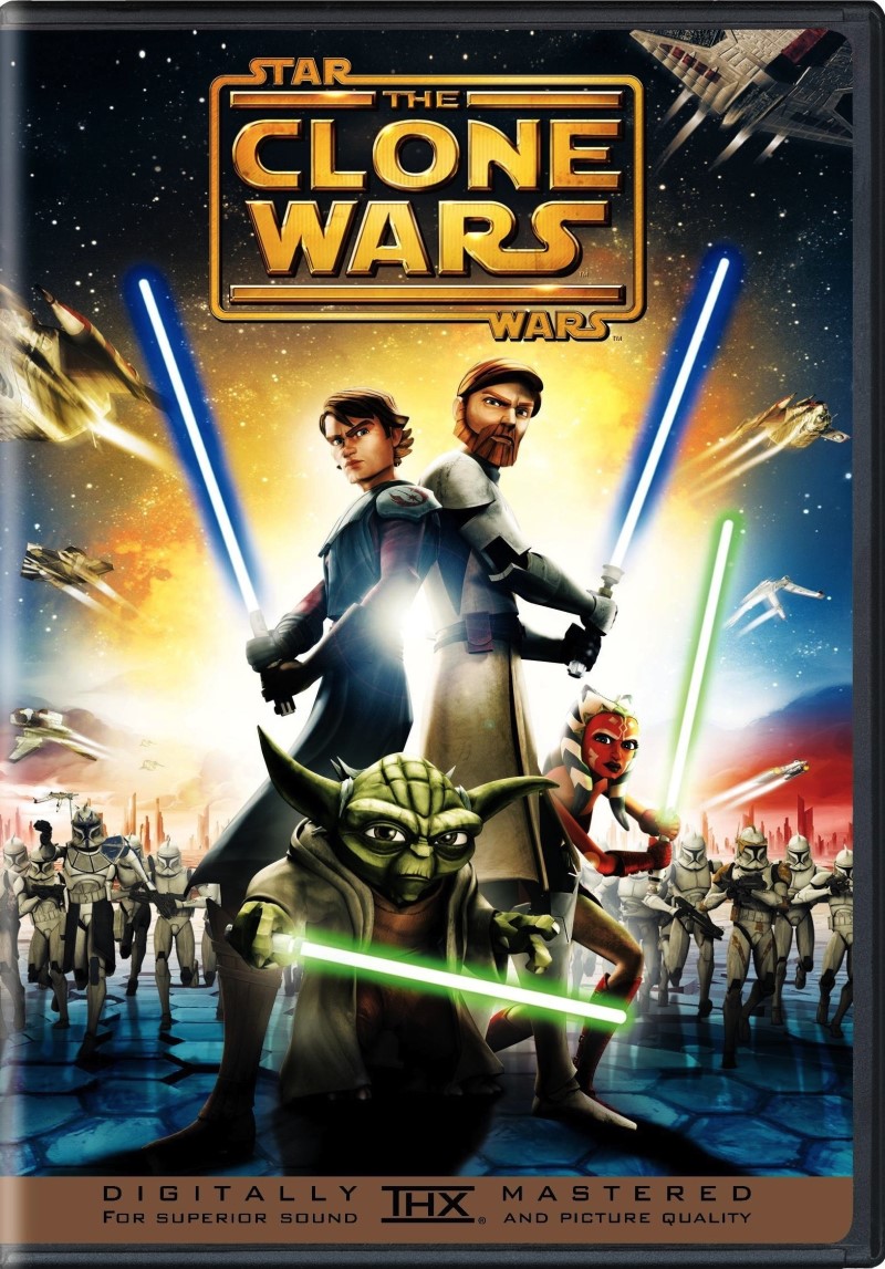 Star Wars: The Clone Wars (2008 Film)/Matt Lanter, Ashley Ekstein, and James Arnold Taylor@PG@DVD