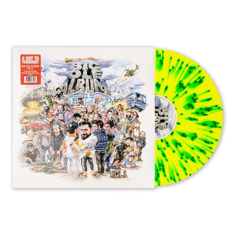 A Day To Remember/Big Ole Album Vol. 1 (Highlighter Splatter Vinyl)@Indie Exclusive@Ltd. 3000