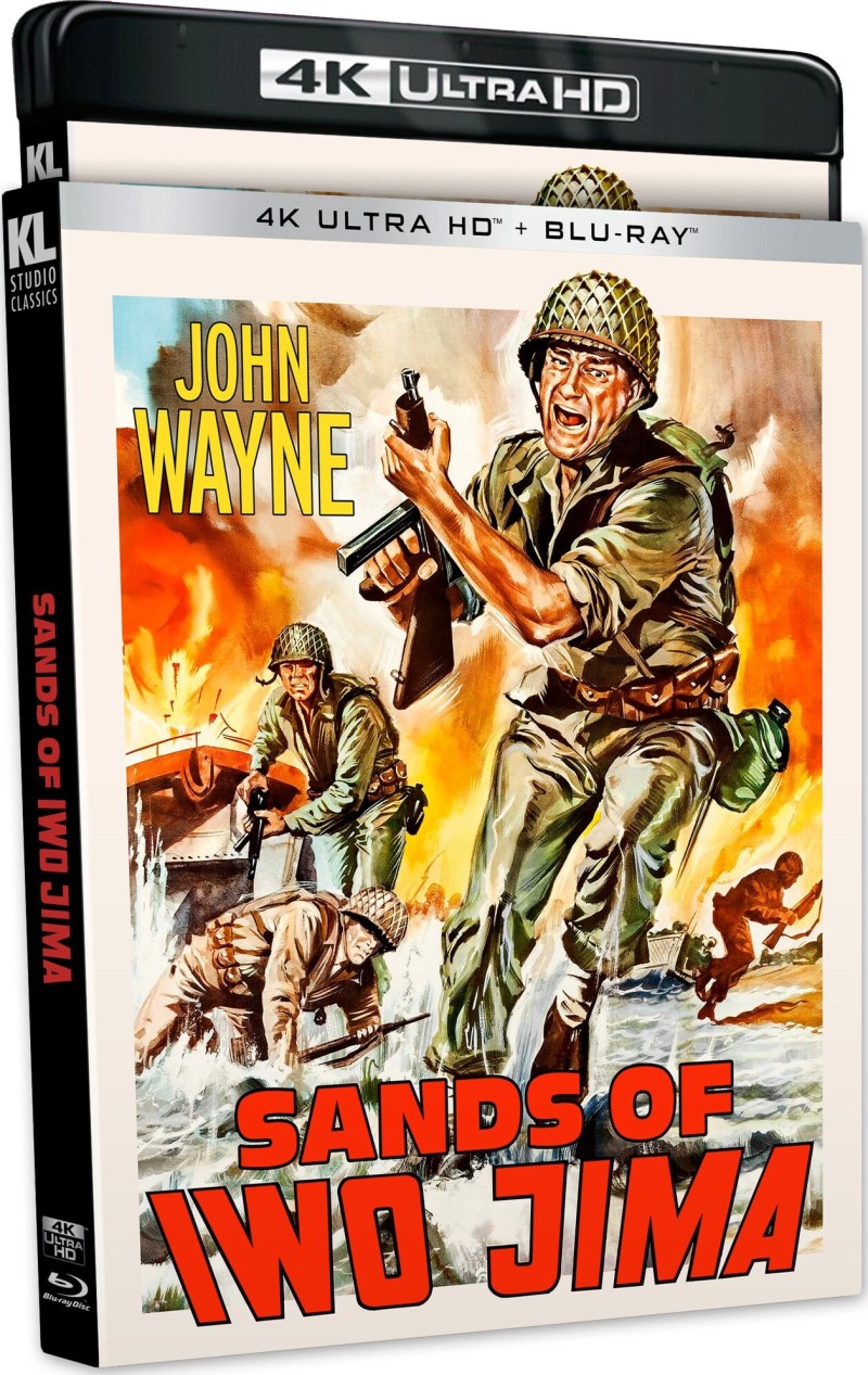 Sands of Iwo Jima (1949) KL Studio Classics)/John Wayne, John Agar, and Forrest Tucker@Not Rated@4K Ultra HD + Blu-ray