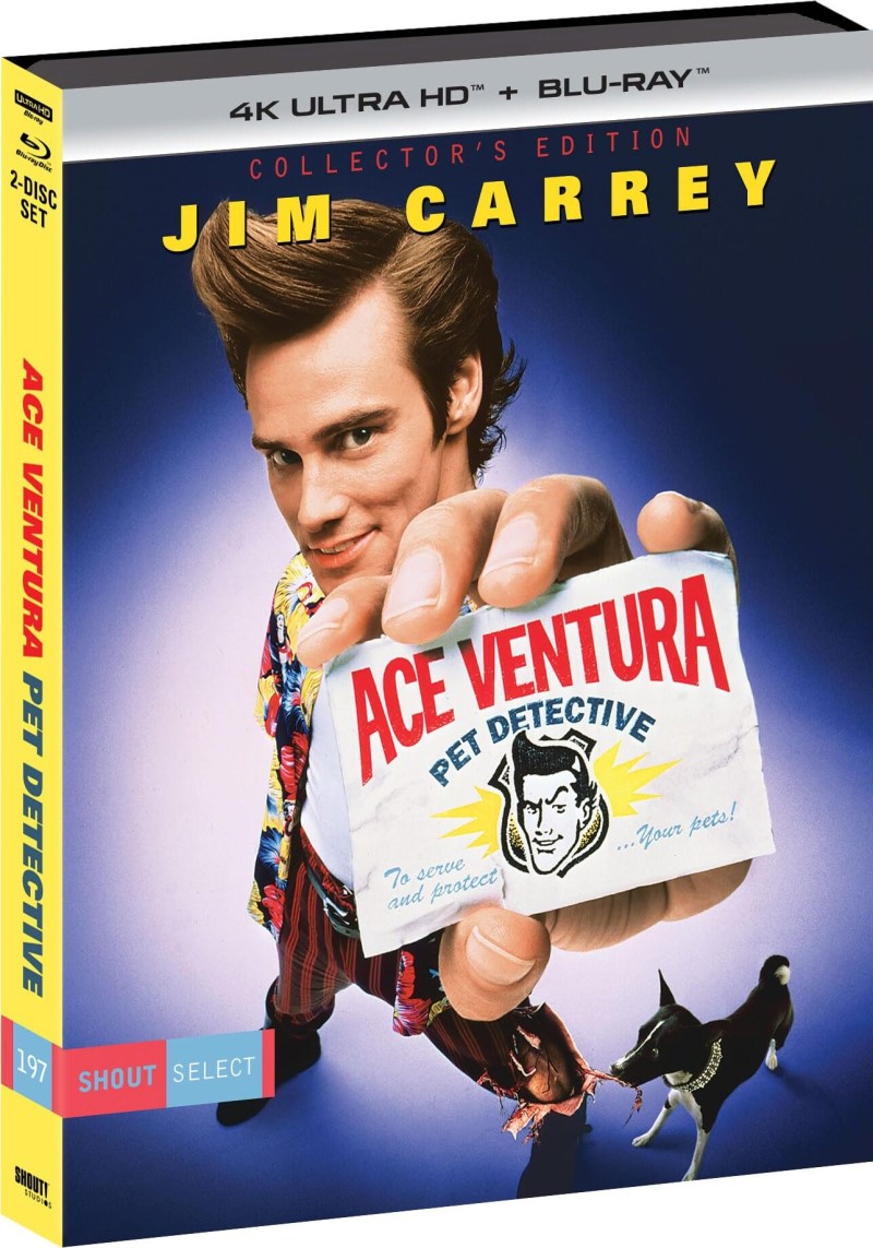 Ace Ventura: Pet Detective (1994) (SHOUT! Select)/Jim Carrey, Sean Young, and Courteney Cox@PG-13@4K Ultra HD + Blu-ray