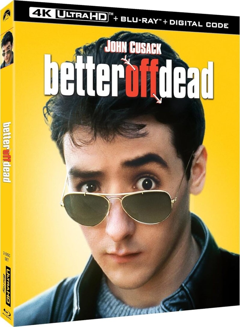 Better Off Dead (1985)/John Cusack, David Ogden Stiers, and Diane Franklin@PG@4K Ultra HD + Blu-ray