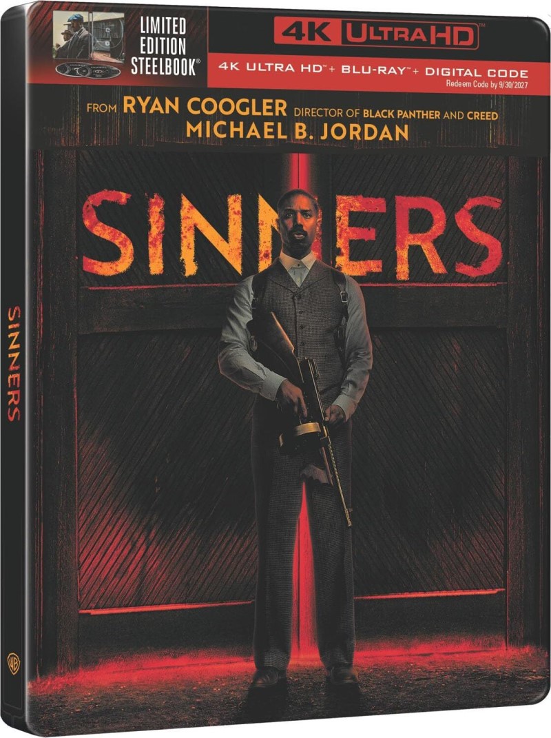 Sinners (2025) (SteelBook)/Michael B. Jordan, Hailee Steinfeld, and Miles Caton@R@4K Ultra HD + Blu-ray