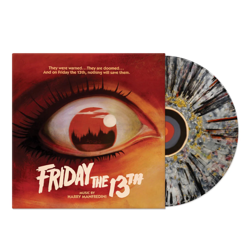 Harry Manfredini/Friday the 13th (Original Score) (1980) (Silver w/ Black, Red & Gold Splatter Vinyl)@LP