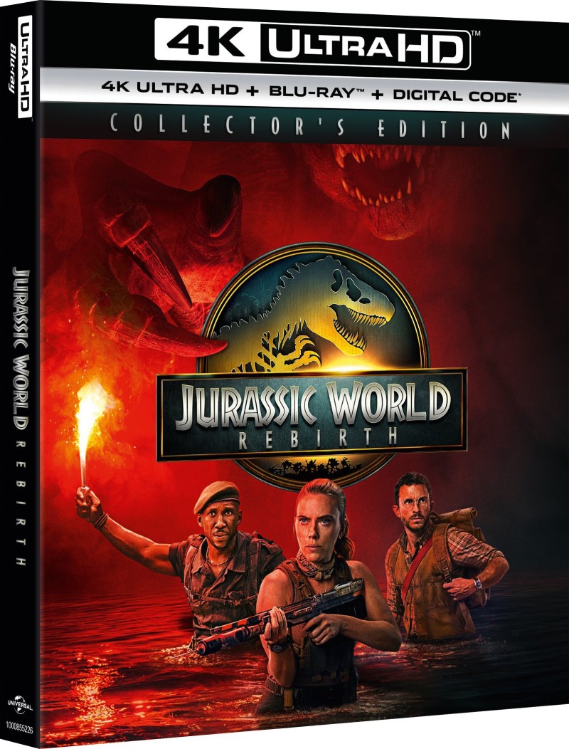 Jurassic World Rebirth (2025)/Scarlett Johansson, Mahershala Ali, and Jonathan Bailey@4K Ultra HD + Blu-ray