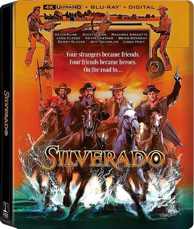 Silverado (1985) (SteelBook)/Kevin Kline, Scott Glenn, and Rosanna Arquette@PG-13@4K Ultra HD + Blu-ray