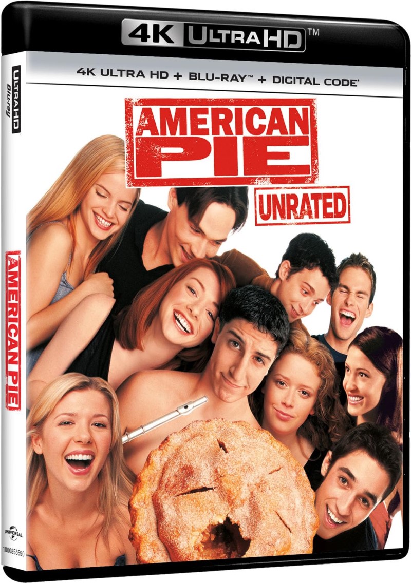 American Pie (1999) (Unrated)/Jason Biggs, Chris Klein, and Natasha Lyonne@Not Rated@4K Ultra HD + Blu-ray