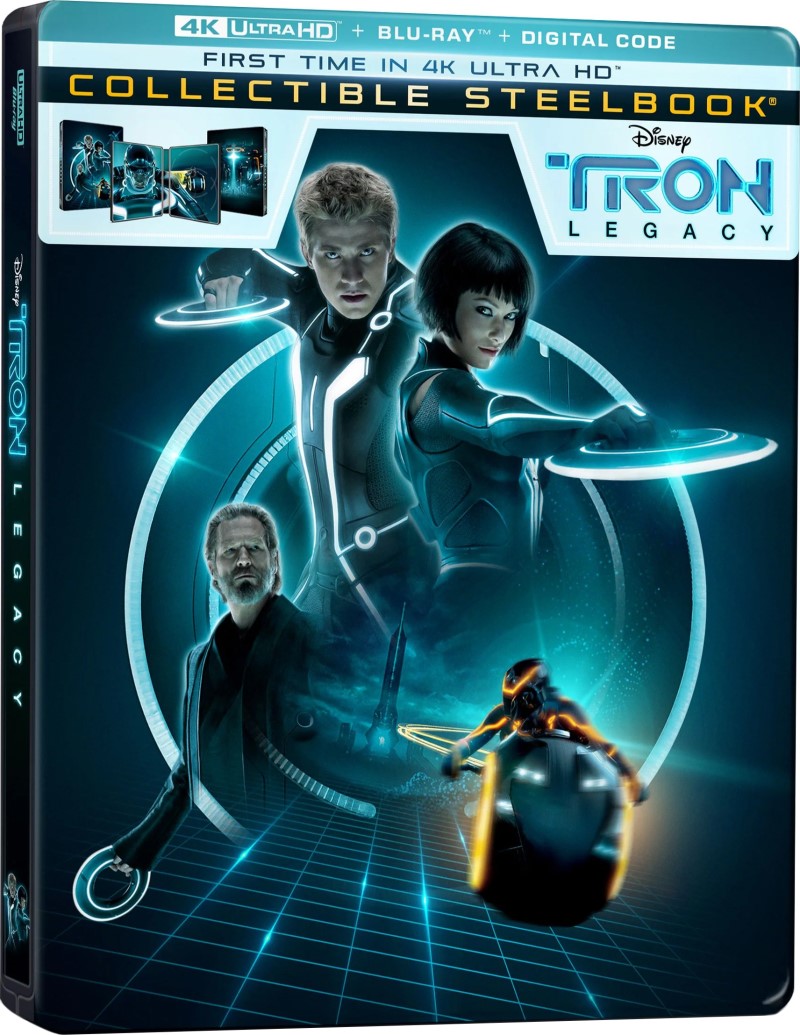 TRON: Legacy (2011) (SteelBook)/Jeff Bridges, Garrett Hedlund, and Olivia Wilde@PG@4K Ultra HD + Blu-ray