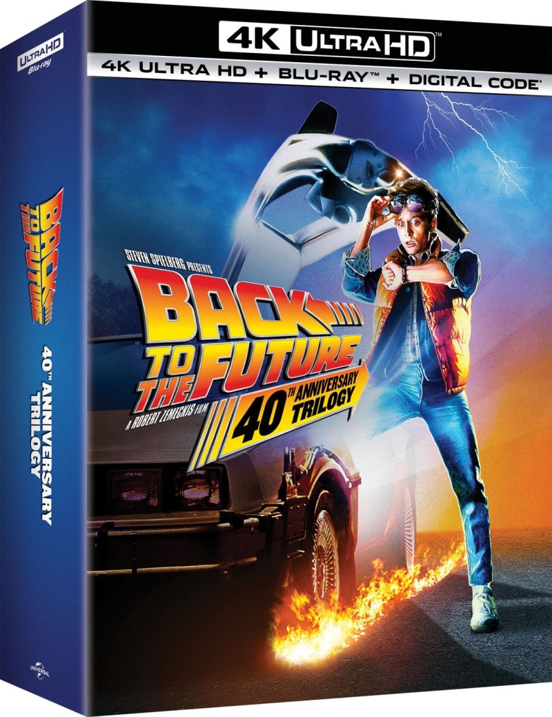 Back to the Future: 40th Anniversary Trilogy (1985-1990)/Michael J. Fox, Christopher Lloyd, and Thomas F. Wilson@PG@4K Ultra HD + Blu-ray
