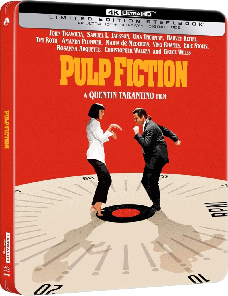 Pulp Fiction/TRAVOLTA/JACKSON/THURMAN/WILLIS@4K-UHD STEELBOOK