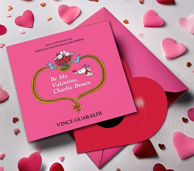 Vince Guaraldi/Be My Valentine, Charlie Brown (Red Heart Shaped Vinyl)@Heart Shaped Vinyl