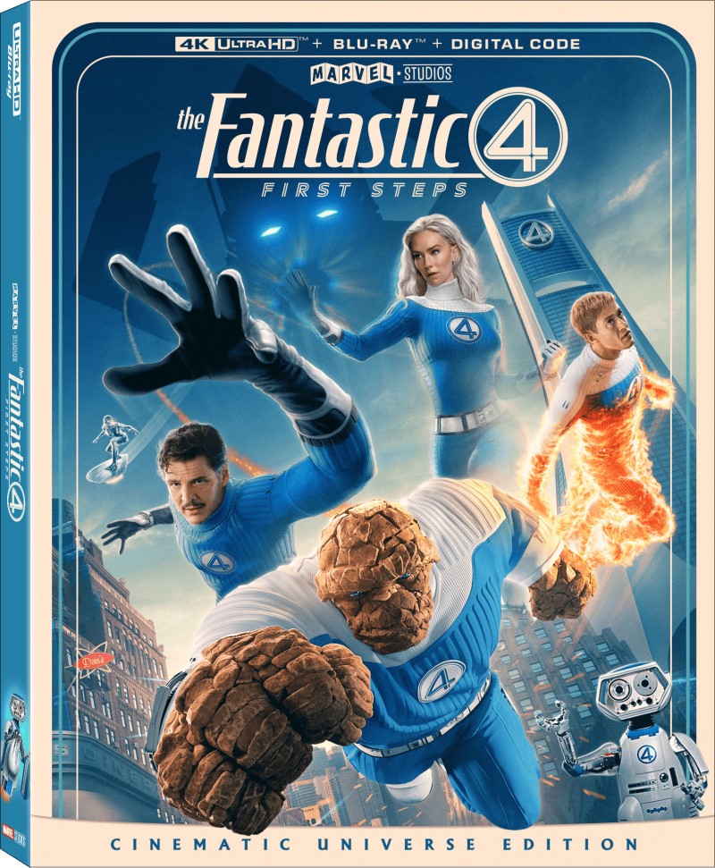 The Fantastic Four: First Steps (2025)/Pedro Pascal, Vanessa Kirby, Ebon Moss-Bachrach, and Joseph Quinn@PG-13@4K Ultra HD + Blu-ray