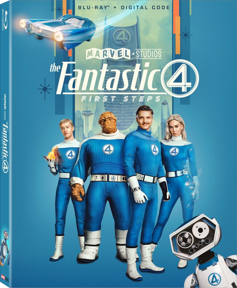 The Fantastic Four: First Steps (2025)/Pedro Pascal, Vanessa Kirby, Ebon Moss-Bachrach, and Joseph Quinn@PG-13@BLU-RAY