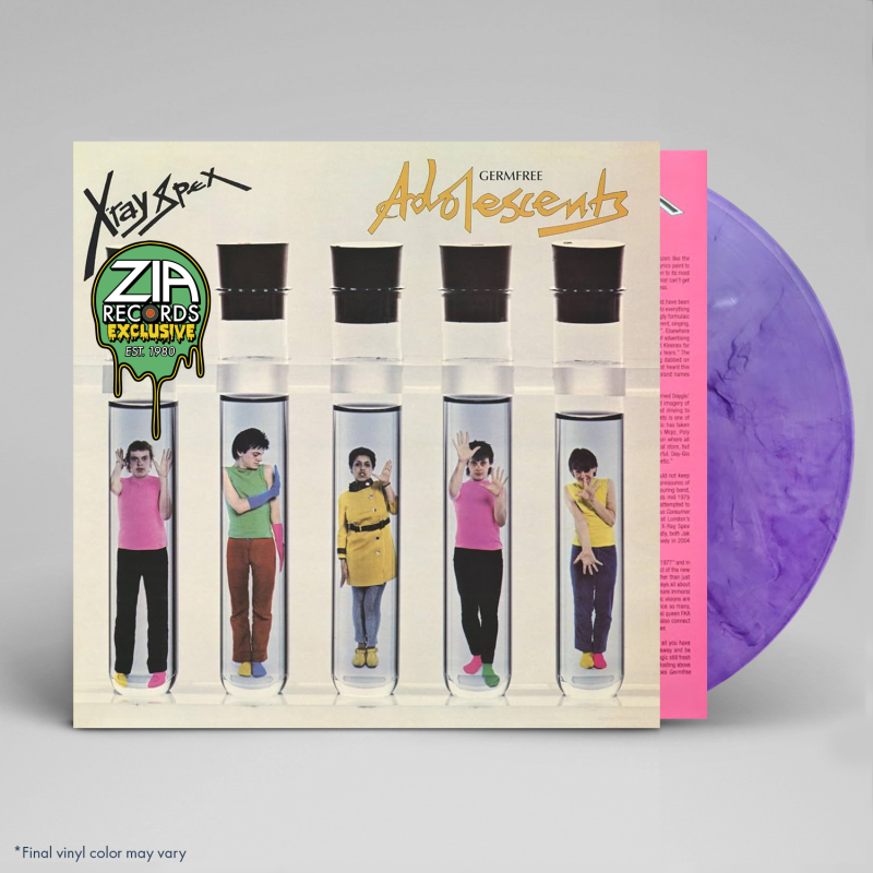 X-Ray Spex/Germfree Adolescents (Zia Exclusive)@Purple Silk Vinyl With Poster@Limited To 300