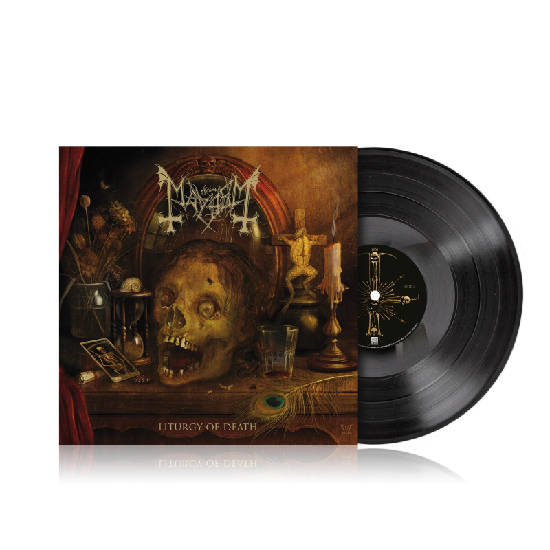 Mayhem/Liturgy of Death (Black Ice Ghost Vinyl)