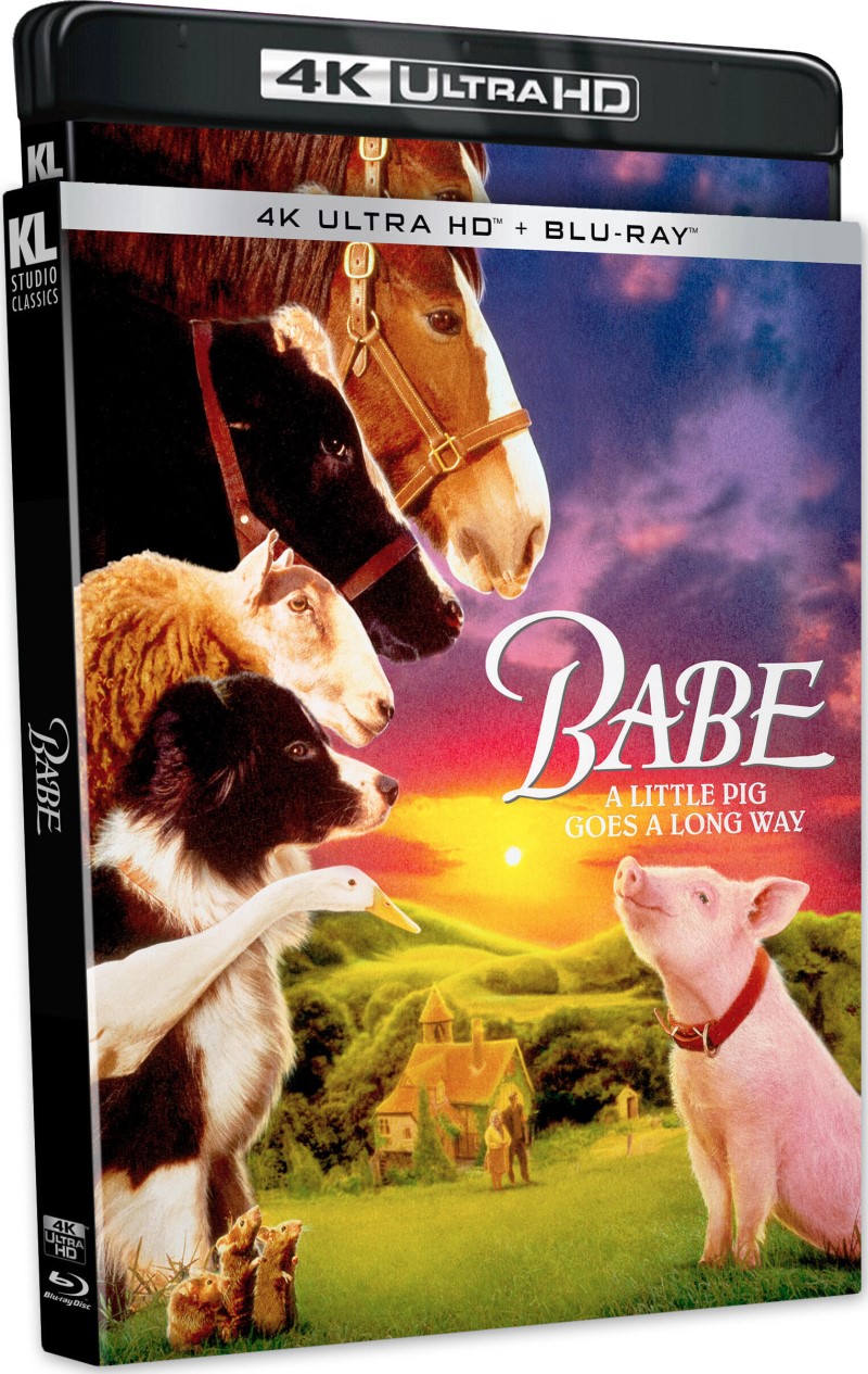 Babe (1995) (KL Studio Classics)/Christine Cavanaugh, James Cromwell, and Magda Szubanski@G@4K Ultra HD + Blu-ray
