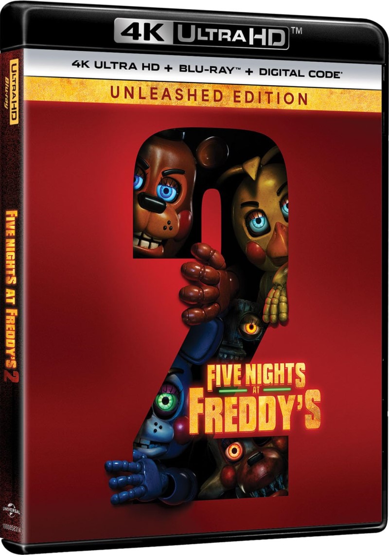 Five Nights at Freddy's 2 (2025)/Josh Hutcherson, Elizabeth Lail, and Piper Rubio@PG-13@4K Ultra HD + Blu-ray