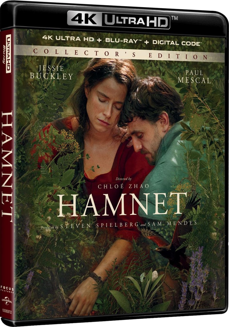 Hamnet (2025)/Jessie Buckley, Paul Mescal, and Emily Watson@PG-13@4K Ultra HD + Blu-ray