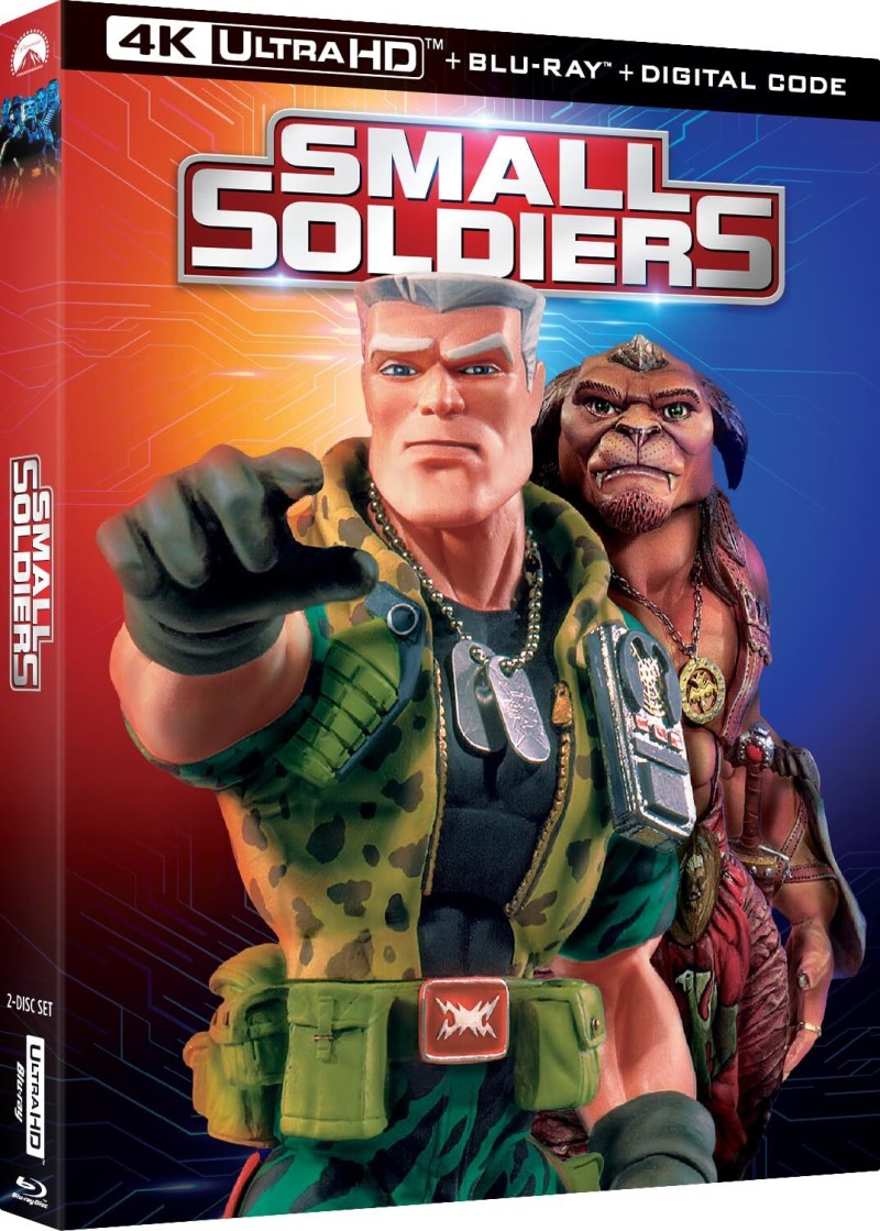 Small Soldiers (1998)/Tommy Lee Jones, Frank Langella, and Kirsten Dunst@PG-13@4K Ultra HD + Blu-ray