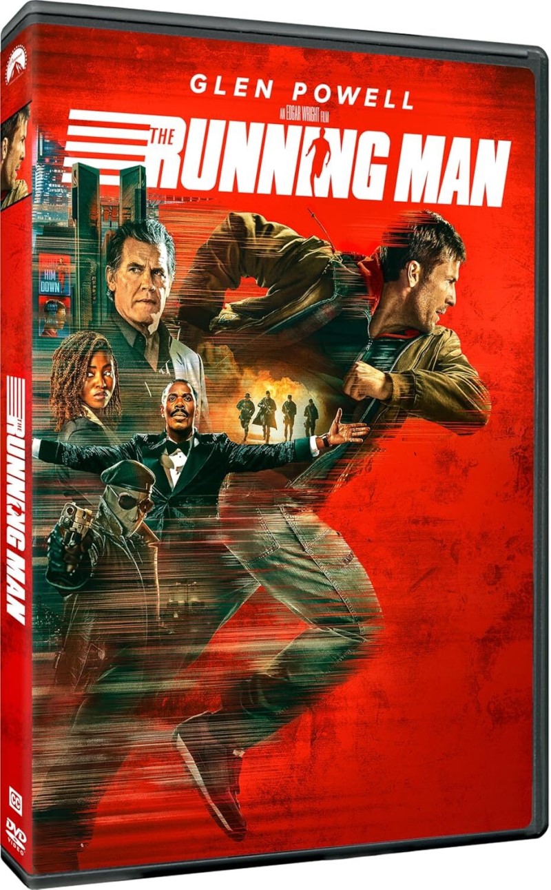 Glenn Powell, Josh Brolin, and Colman Domingo/The Running Man (2025)@R@DVD