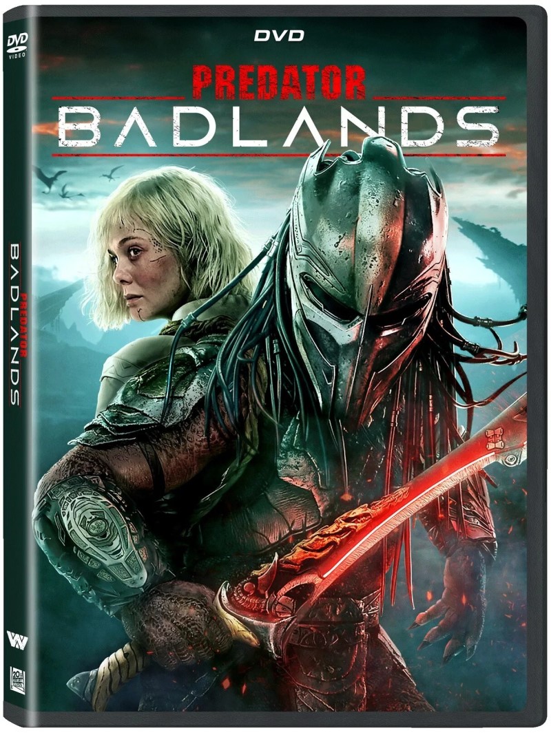 Predator: Badlands (2025)/Dimitrius Schuster-Koloamatangi, Elle Fanning, and Reuben de Jong@PG-13@DVD
