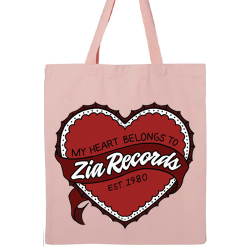 Zia Tote/My Heart Belongs To Zia Records - Pink
