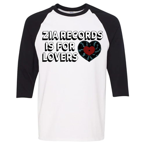 Zia Baseball Tee/Zia Records Is For Lovers@- Lg