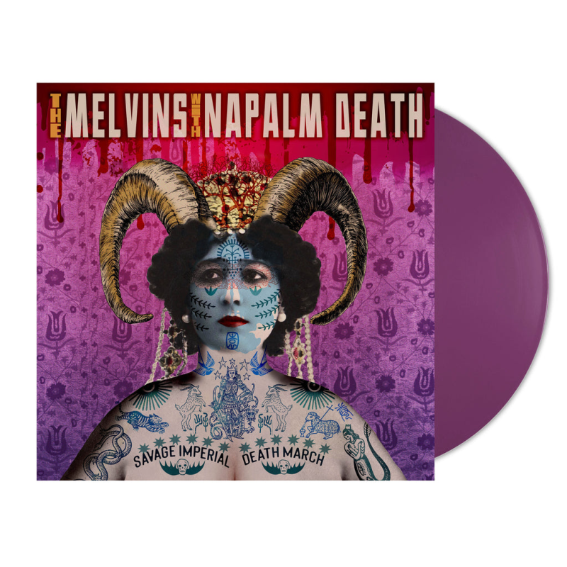 The Melvins with Napalm Death/Savage Imperial Death March (Purple Vinyl)@Explicit Version@Amped Exclusive