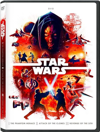 Star Wars: The Prequel Trilogy (1999-2005)/Ewan McGregor, Natalie Portman, and Hayden Christensen@PG@DVD