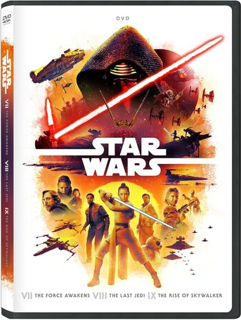 Star Wars: The Sequel Trilogy (2015-2019)/Daisy Ridley, John Boyega, and Adam Driver@PG-13@DVD
