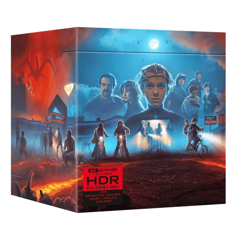 Stranger Things (2016): The Complete Series (Arrow Films) (Deluxe Edition)/Winona Ryder, David Harbour, and Millie Bobby Brown@TV-MA@4K Ultra HD