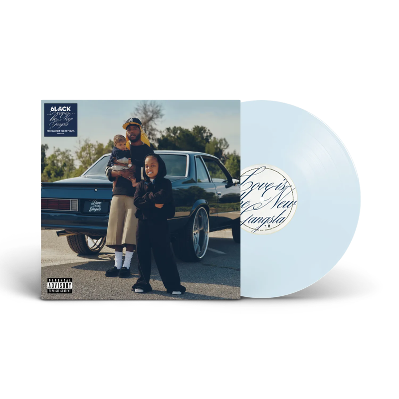 6LACK/Love is the New Gangsta (Moonlight Clear Vinyl w/ Alt. Cover)