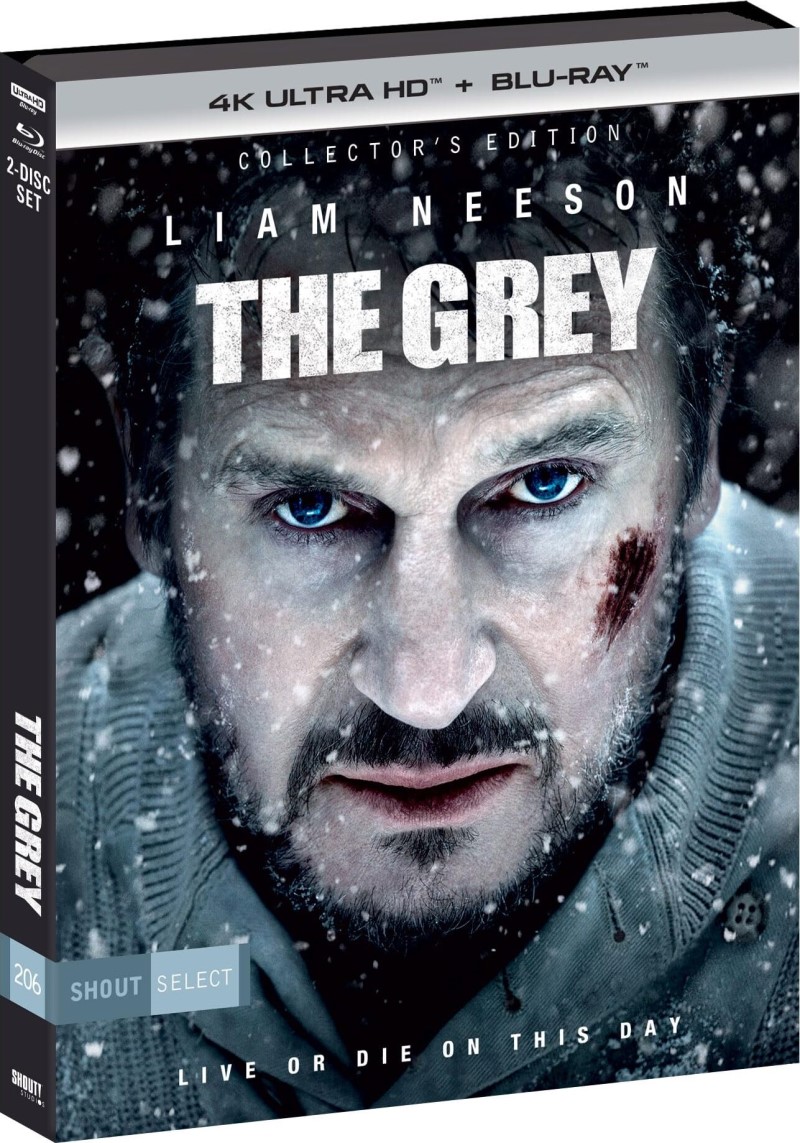 The Grey (2011) (SHOUT! Select)/Liam Neeson, Frank Grillo, and Dermot Mulroney@R@4K Ultra HD + Blu-ray