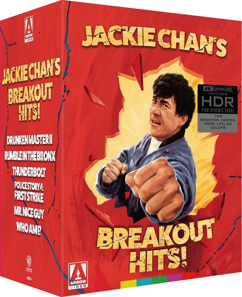 Jackie Chan's Breakout Hits (1994-1998) (Arrow Films) (Limited Edition)/Jackie Chan, Wai-Kwong Lo, and Bill Tung@Not Rated@4K Ultra HD