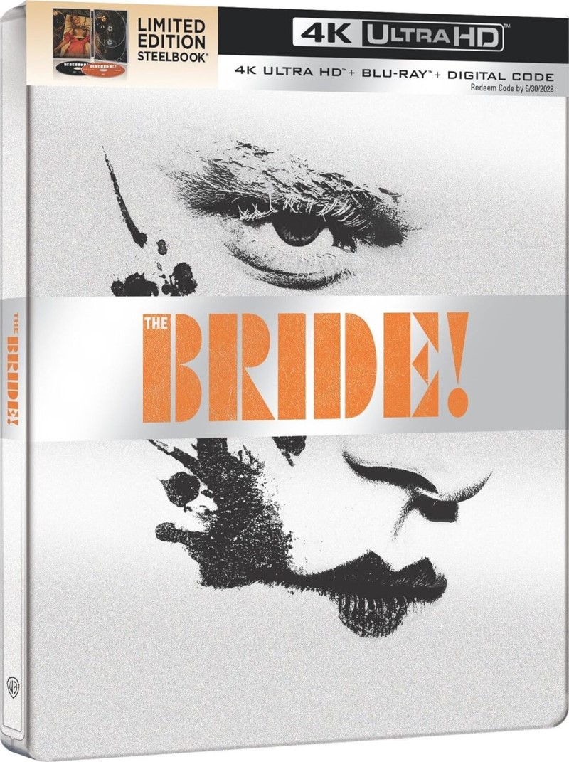 The Bride! (2026) (SteelBook)/Jessie Buckley, Christian Bale, and Peter Sarsgaard@R@4K Ultra HD + Blu-ray