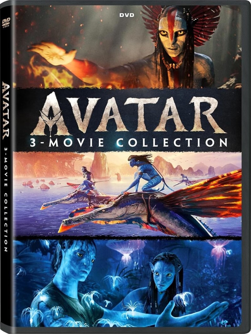 Avatar: 3-Movie Collection (2009-2025)/Sam Worthington, Zoë Saldaña, and Sigourney Weaver@PG-13@DVD