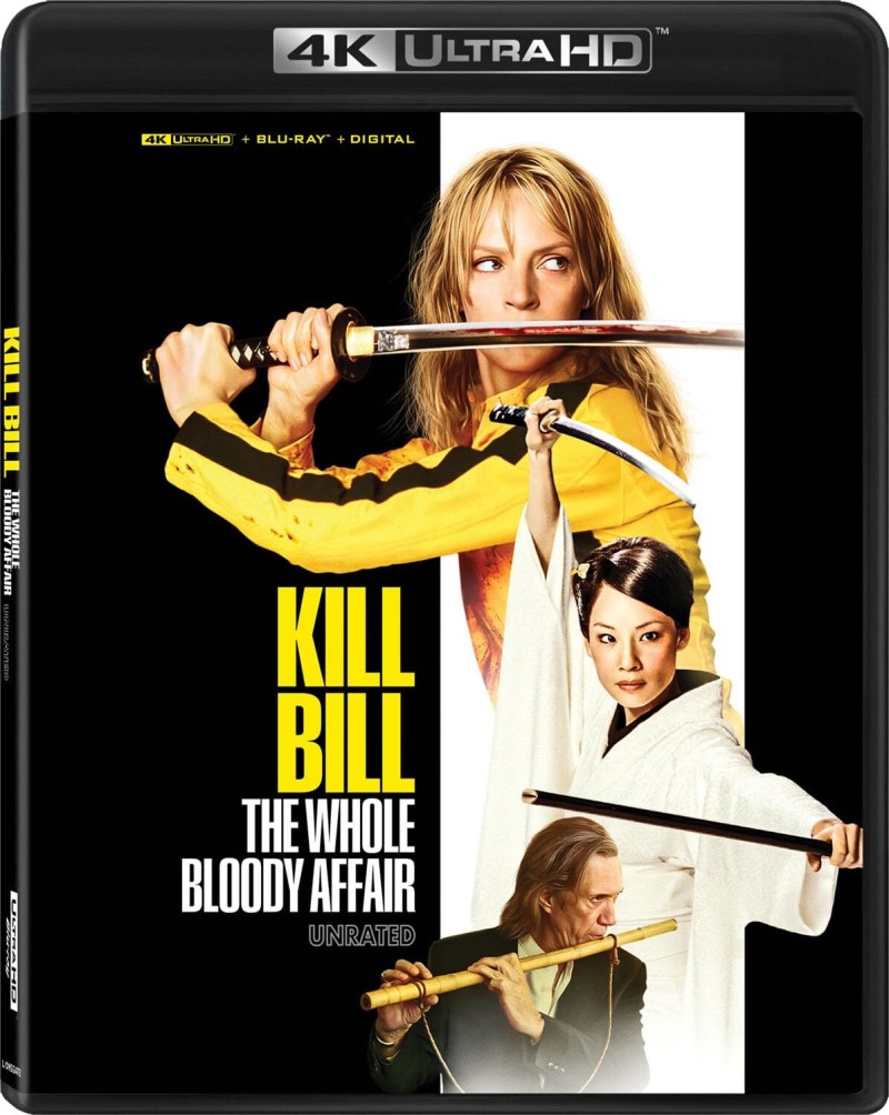 Kill Bill: The Whole Bloody Affair (2006)/Uma Thurman, Lucy Liu, and David Carradine@Not Rated@4K Ultra HD + Blu-ray