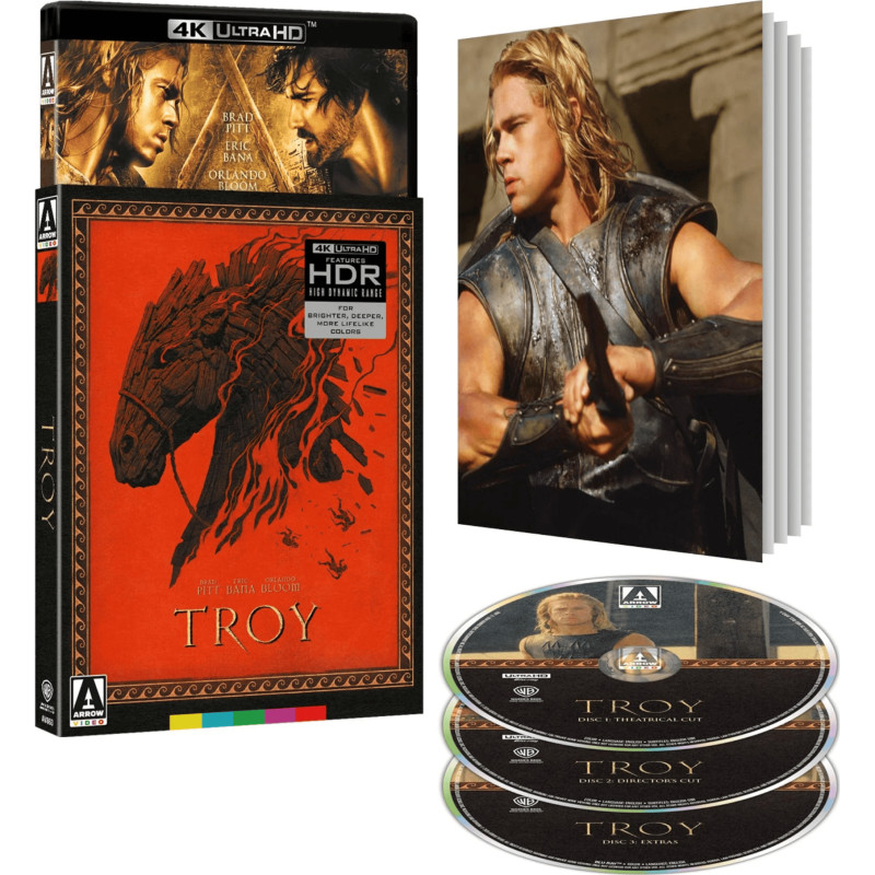 TROY (2004) (Arrow Films) (Limited Edition)/Brad Pitt, Eric Bana, and Orland Bloom@R@4K Ultra HD