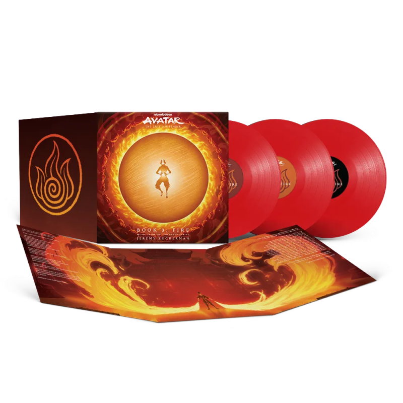 Avatar: The Last Airbender - Book 3: Fire/Music From The Animated Series (Red Vinyl)@Jeremy Zuckerman@3LP