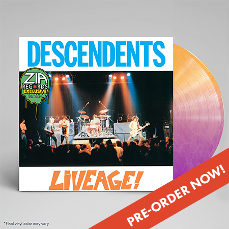 Descendents/Liveage! (Zia Exclusive)@Limited To 300@Blood Orange Vinyl