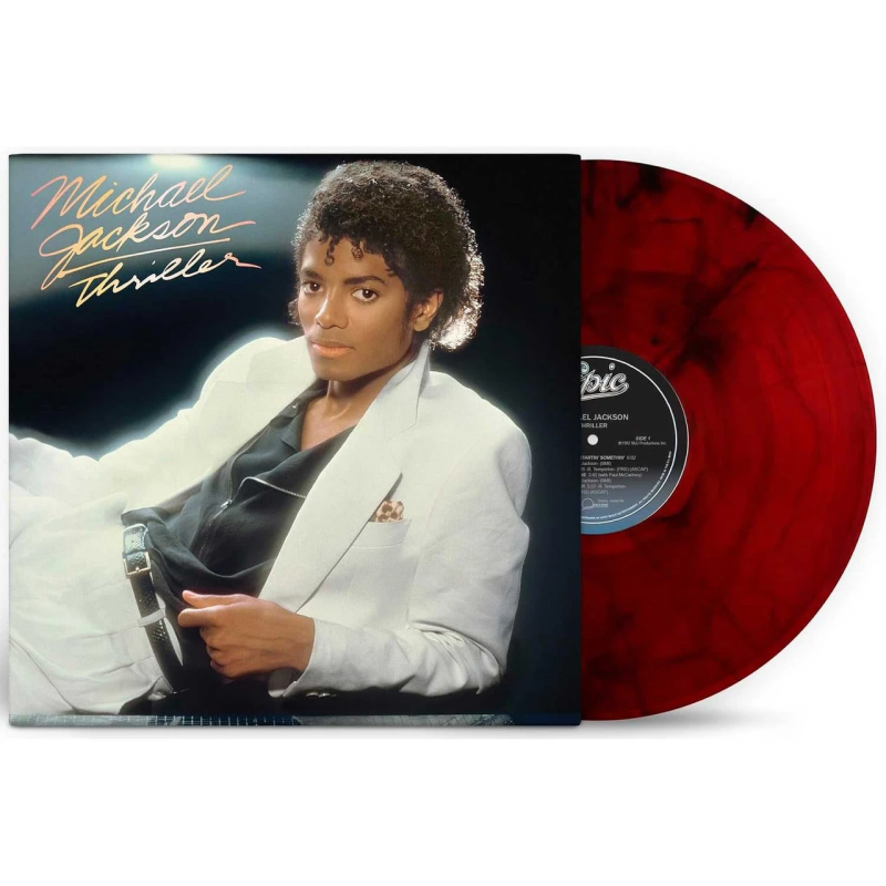 Michael Jackson/Thriller (Red & Black Marble Vinyl)