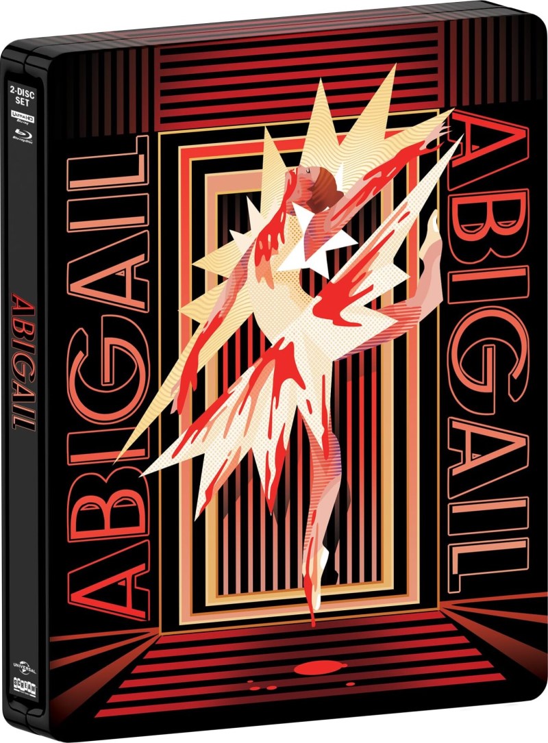 Abigail (2024) (SCREAM! Factory) (SteelBook) (Limited Edition)/Melissa Barrera, Dan Stevens, and Kathryn Newton@R@4K Ultra HD + Blu-ray