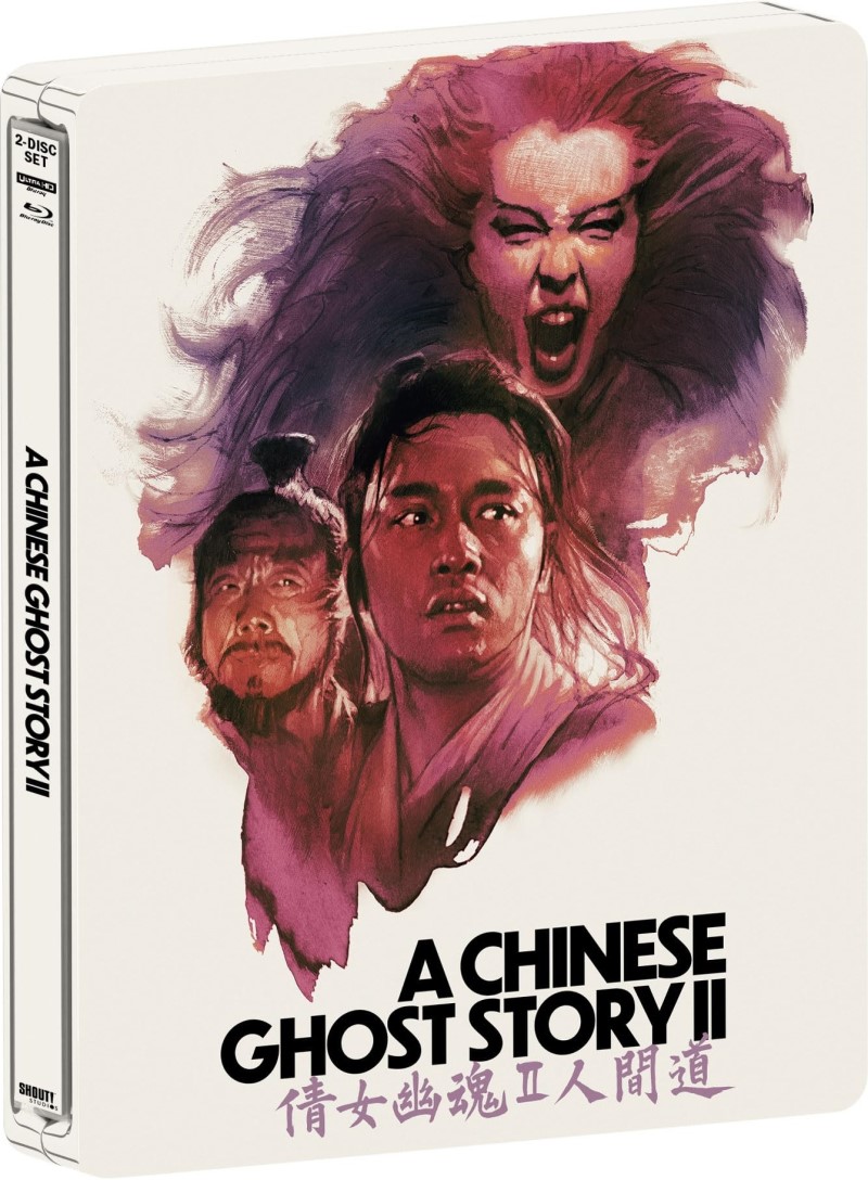 A Chinese Ghost Story II (1990) (SHOUT! Studios) (SteelBook) (Hong Kong Cinema Classics)/Leslie Cheung, Joey Wong, and Michelle Reis@Not Rated@4K Ultra HD + Blu-ray